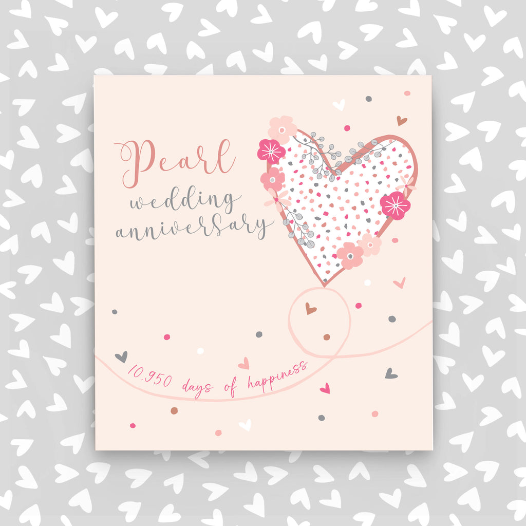 30th Wedding Anniversary Card - Daisy Park