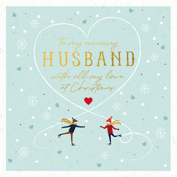 My amazing Husband Christmas Card - Daisy Park