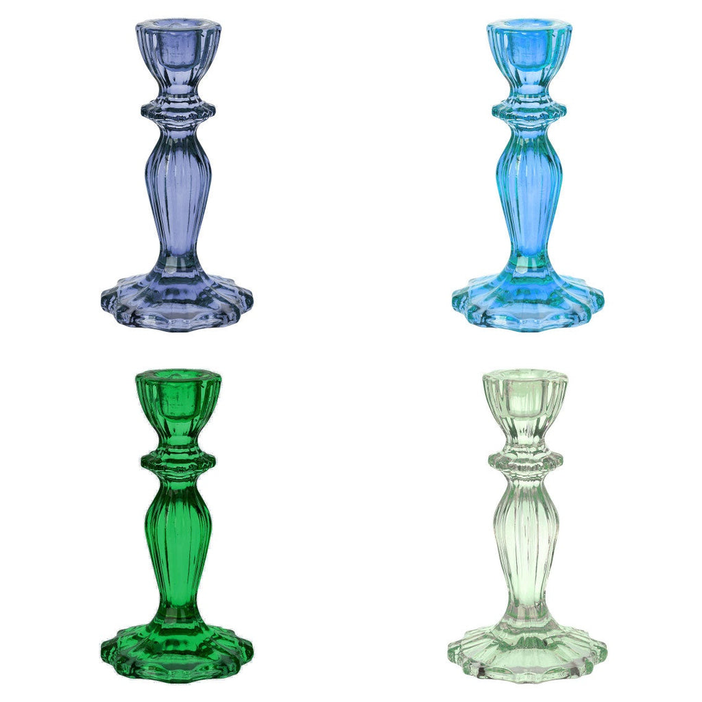 Boho glass candle stick - Daisy Park