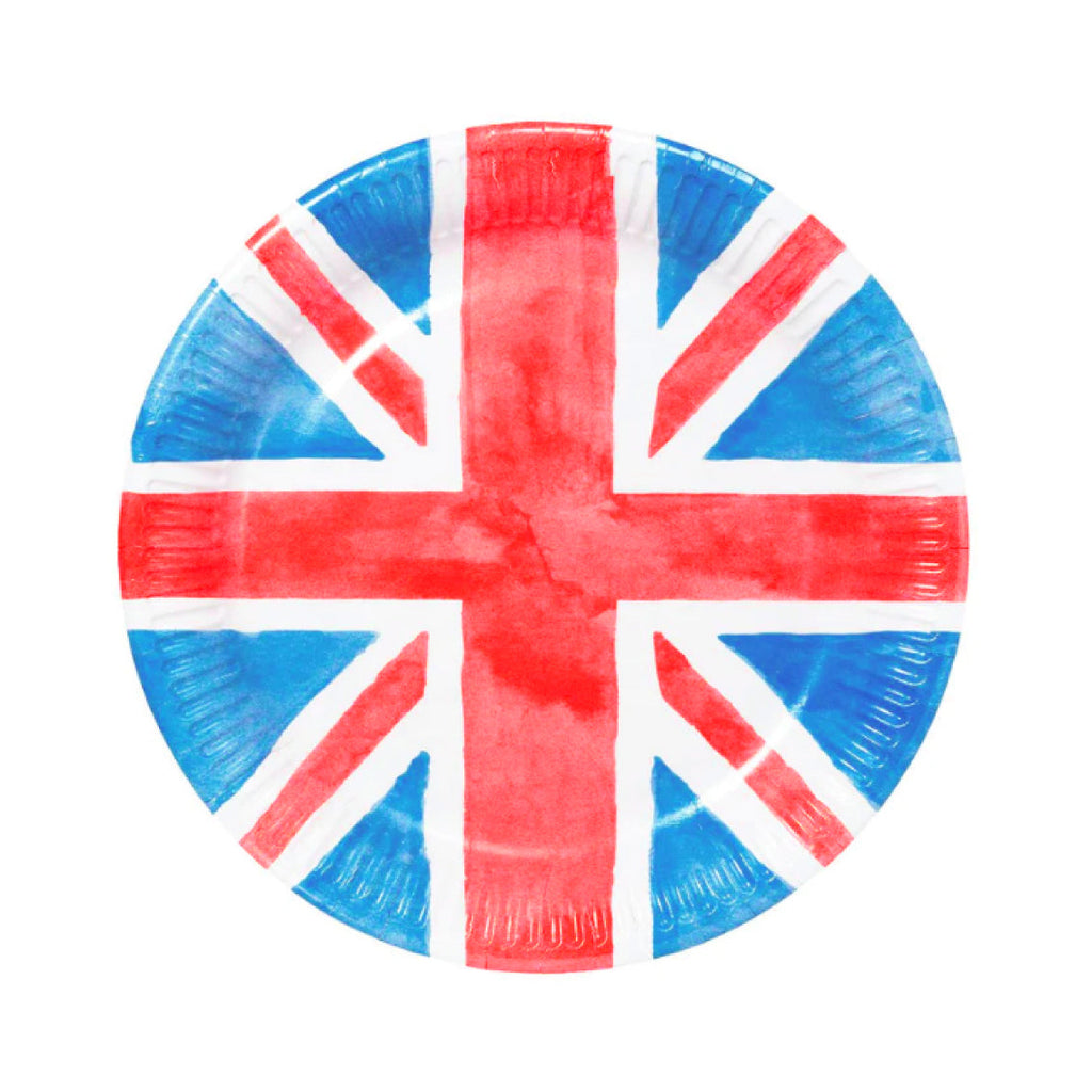 Best of British Union Jack paper plate - 8 pack - Daisy Park