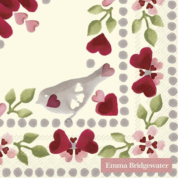 Emma Bridgewater Love birds cocktail Napkins - Daisy Park