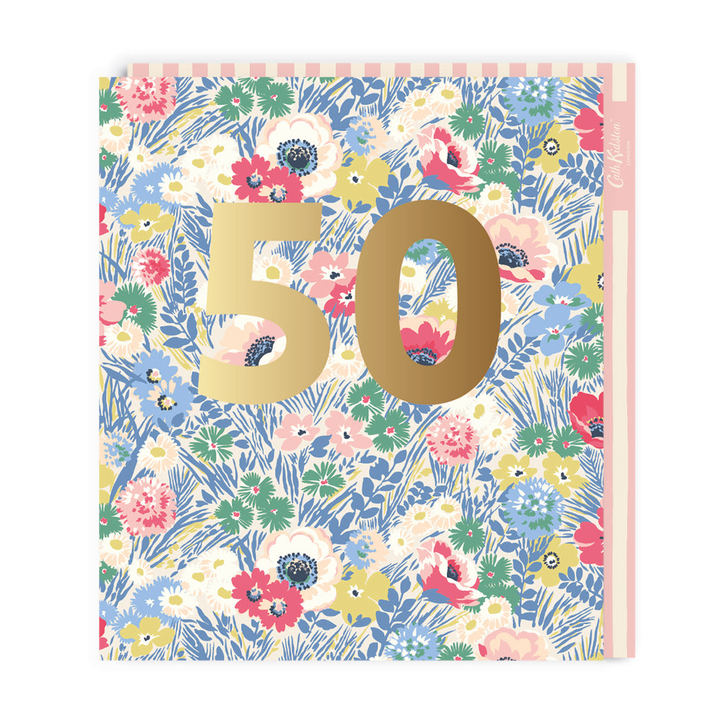 Cath Kidston 50th birthday card - Daisy Park