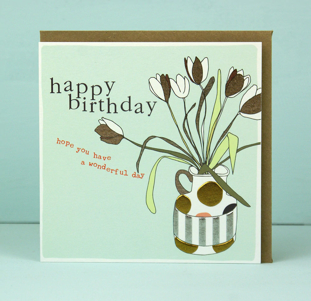 Happy Birthday have a wonderful day birthday card - Daisy Park