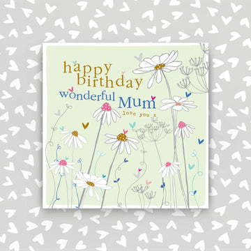 Wonderful Mum card - Daisy Park