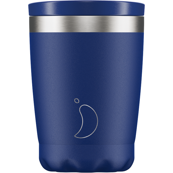Coffee cup matte blue 340ml - Daisy Park