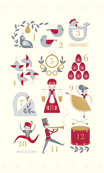 12 days of Christmas card - Daisy Park
