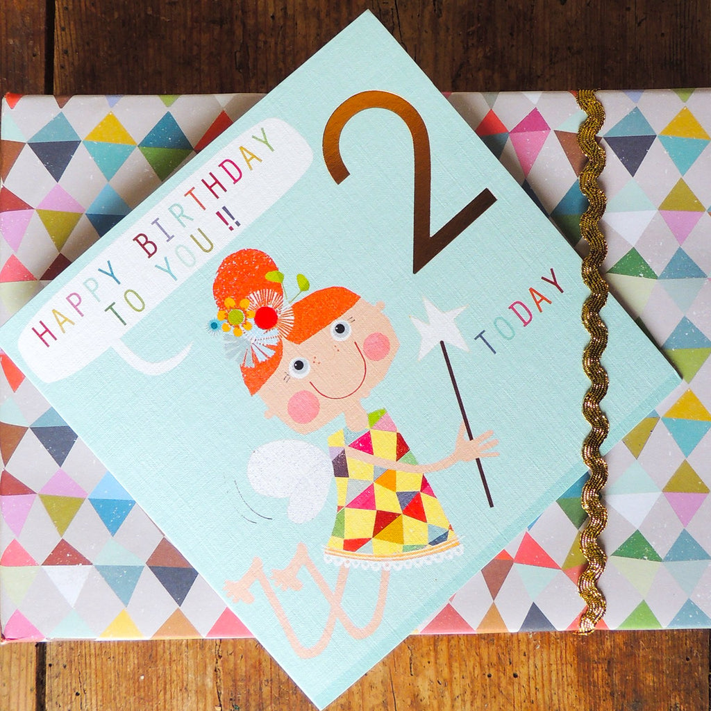 Fairy 2nd Birthday Card - Daisy Park