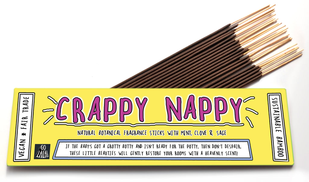 Crappy nappy funny fragrance sticks - Daisy Park