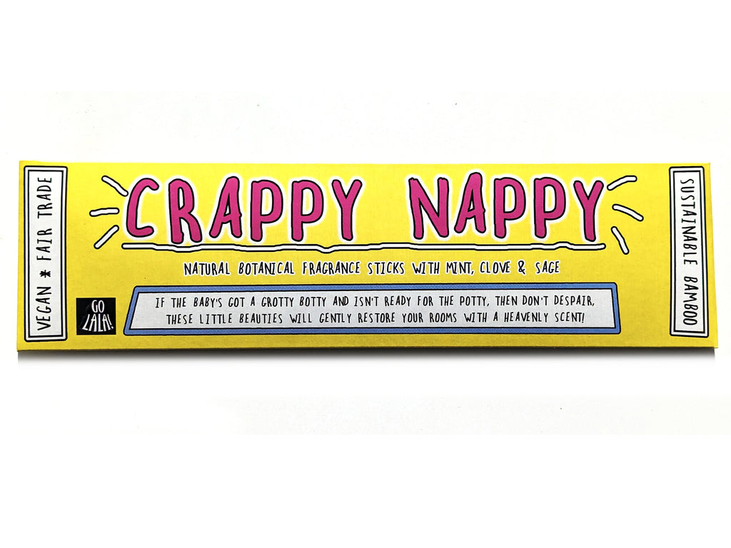 Crappy nappy funny fragrance sticks - Daisy Park
