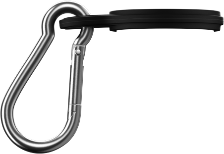 Chilly's Monochrome black carabiner - Daisy Park