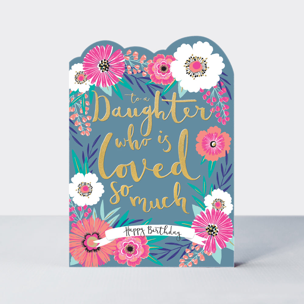 Floral Daughter card - Daisy Park