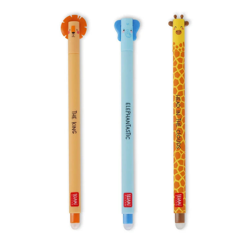 Set of 3 Erasable gel pen - Savannah - Daisy Park