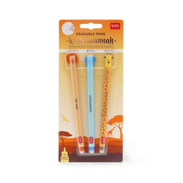 Set of 3 Erasable gel pen - Savannah - Daisy Park