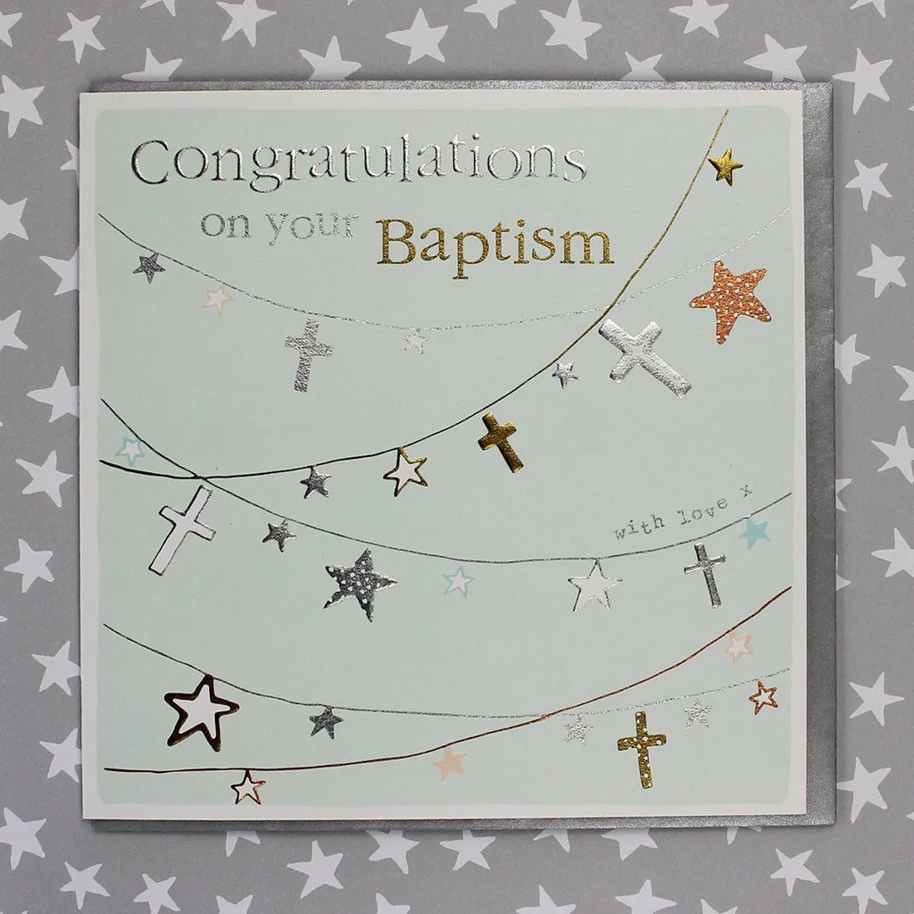Congratulations on your Baptism Card - Daisy Park
