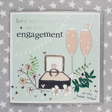 Congratulations on your engagement card - Daisy Park