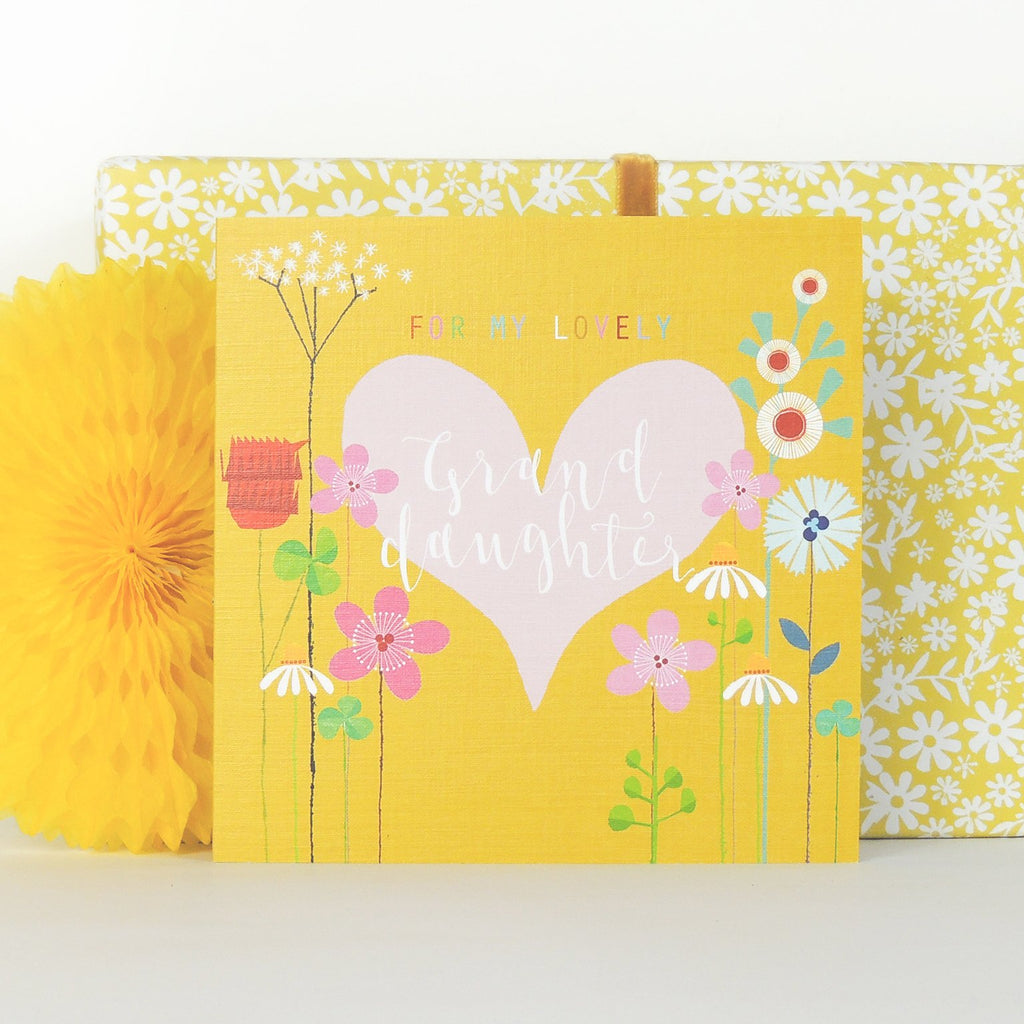 Lovely Granddaughter card - Daisy Park