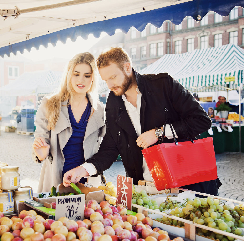 Hinza bag large standard plastic - Red - Daisy Park