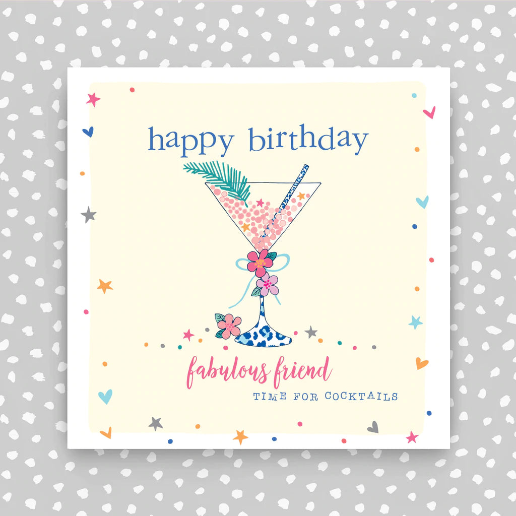 Fabulous Friend Cocktails Card - Daisy Park