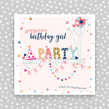 Birthday Girl Party Card - Daisy Park