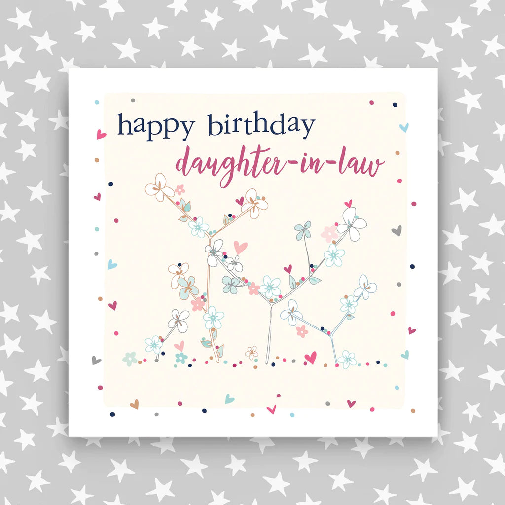 Happy birthday Daughter in law birthday card - Daisy Park