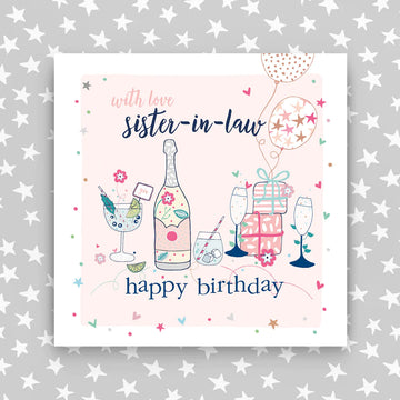 With love Sister in law card - Daisy Park