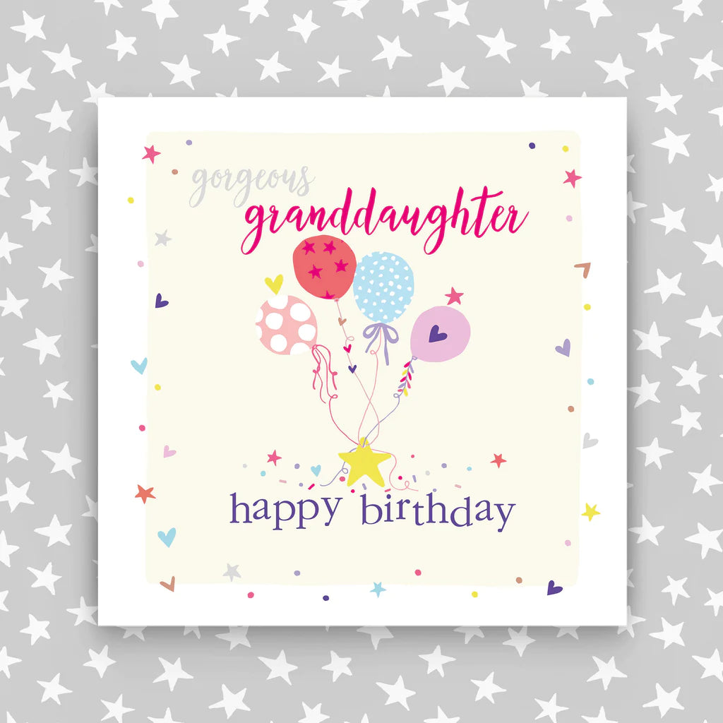Gorgeous Grand-daughter birthday card - Daisy Park