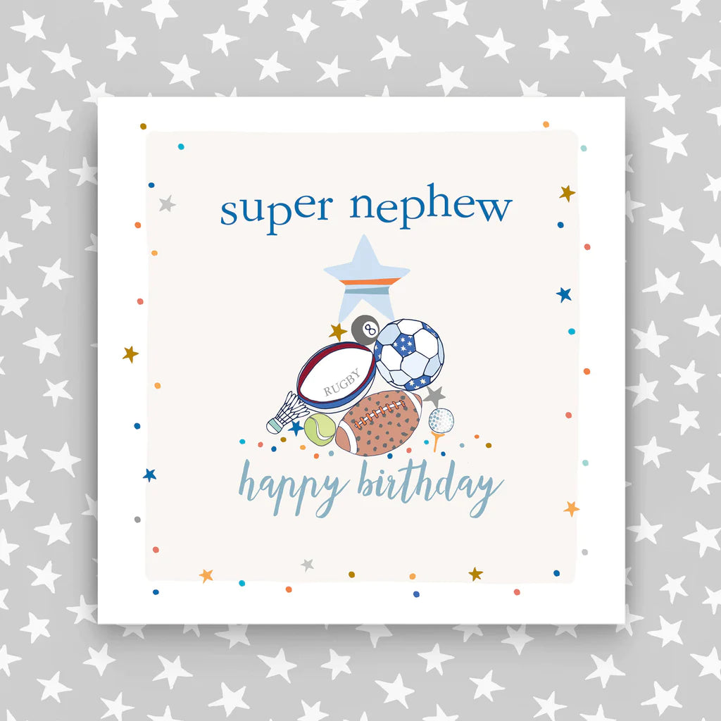 Super nephew Birthday Card - Daisy Park
