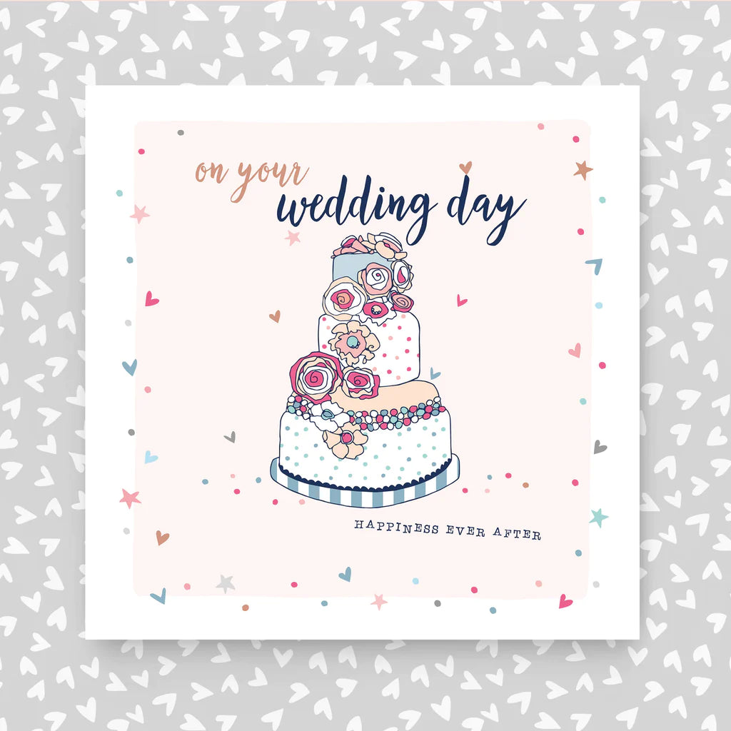 On your wedding day cake card - Daisy Park