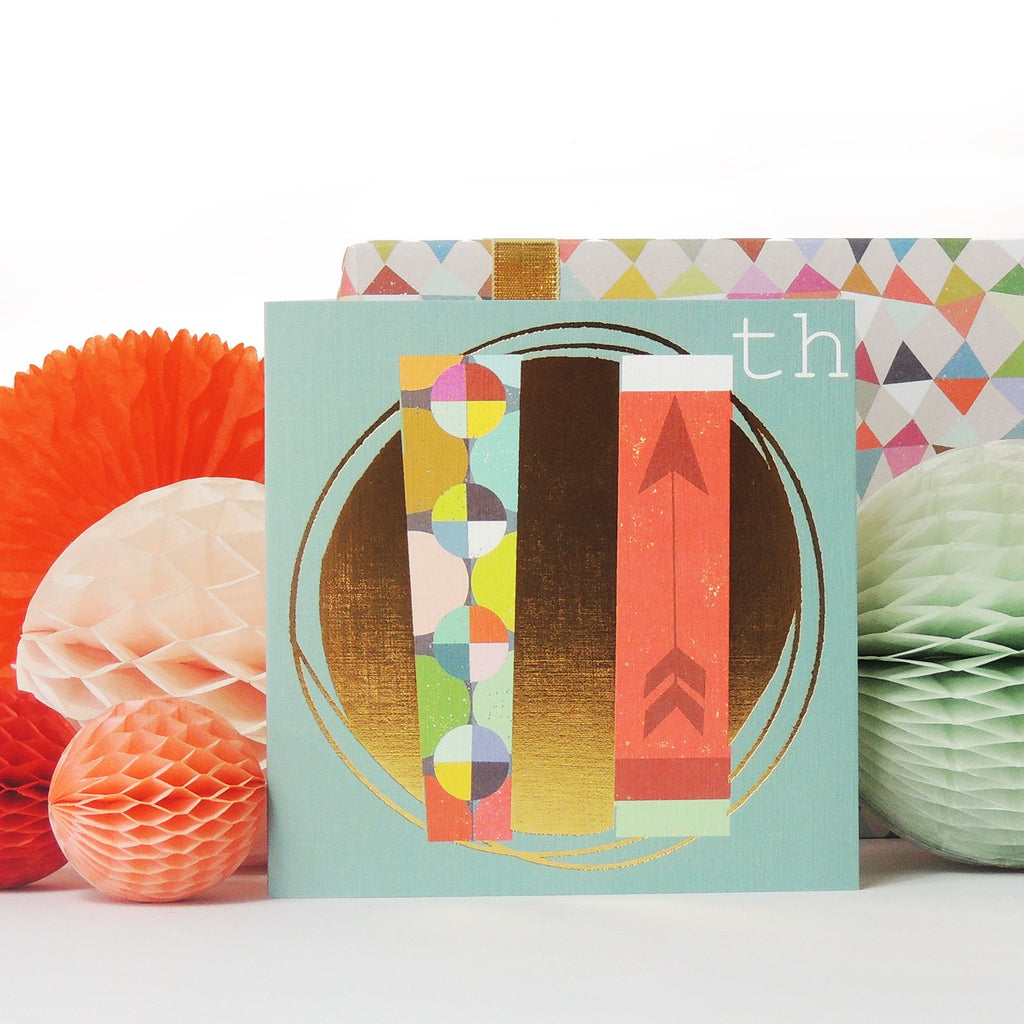 Gold foiled 11th card - Daisy Park