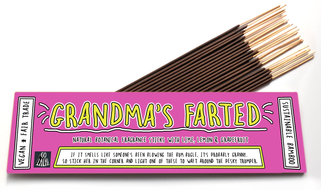 Grandmas's farted funny fragrance sticks - Daisy Park