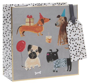 Dogs tails small gift bag - Daisy Park