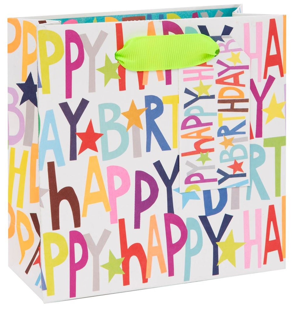 Happy Birthday small gift bag - Daisy Park