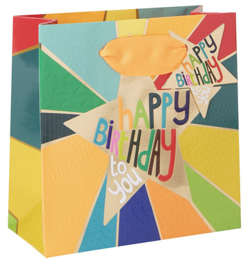 Star rays small gift bag - Daisy Park