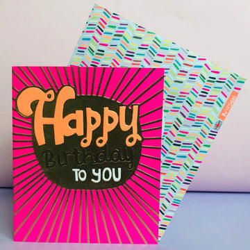 Happy Birthday to you Card - Daisy Park