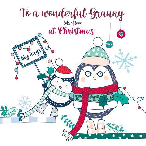 Wonderful Granny at Christmas Card - Daisy Park