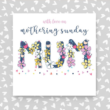 With love on Mothering Sunday Mum card - Daisy Park