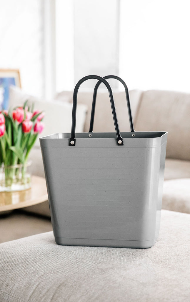 Tall Grey Hinza bag - Daisy Park