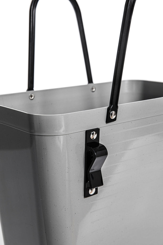 Hinza bag - Tall with bicycle hooks - Grey - Daisy Park