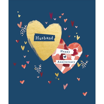 Always and forever Husband anniversary card - Daisy Park