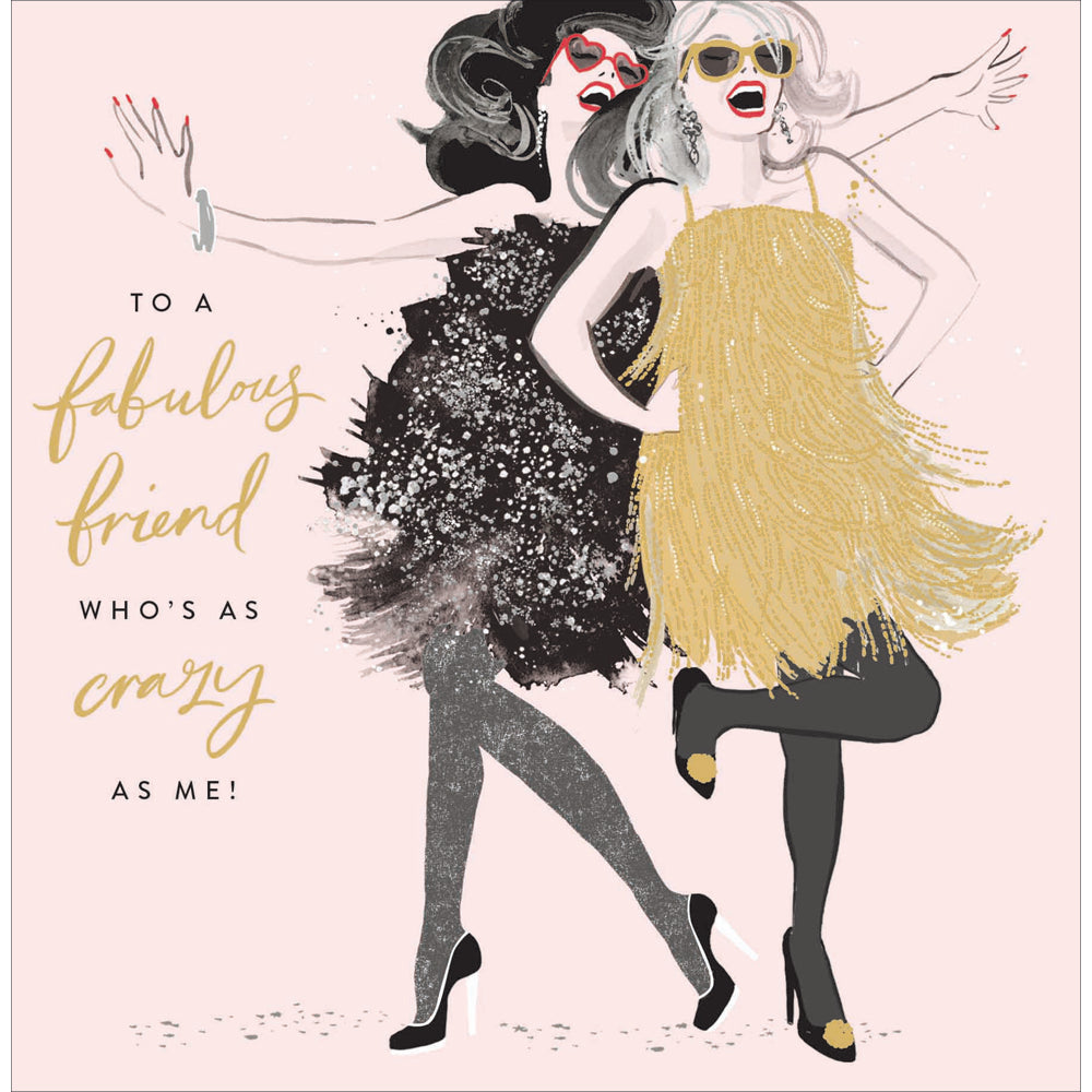 Fabulous friends birthday card - Daisy Park
