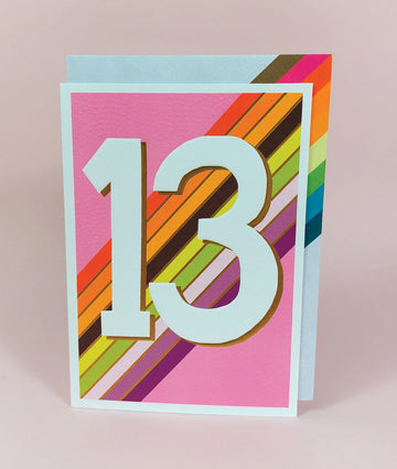 Age 13 girl birthday card - Daisy Park