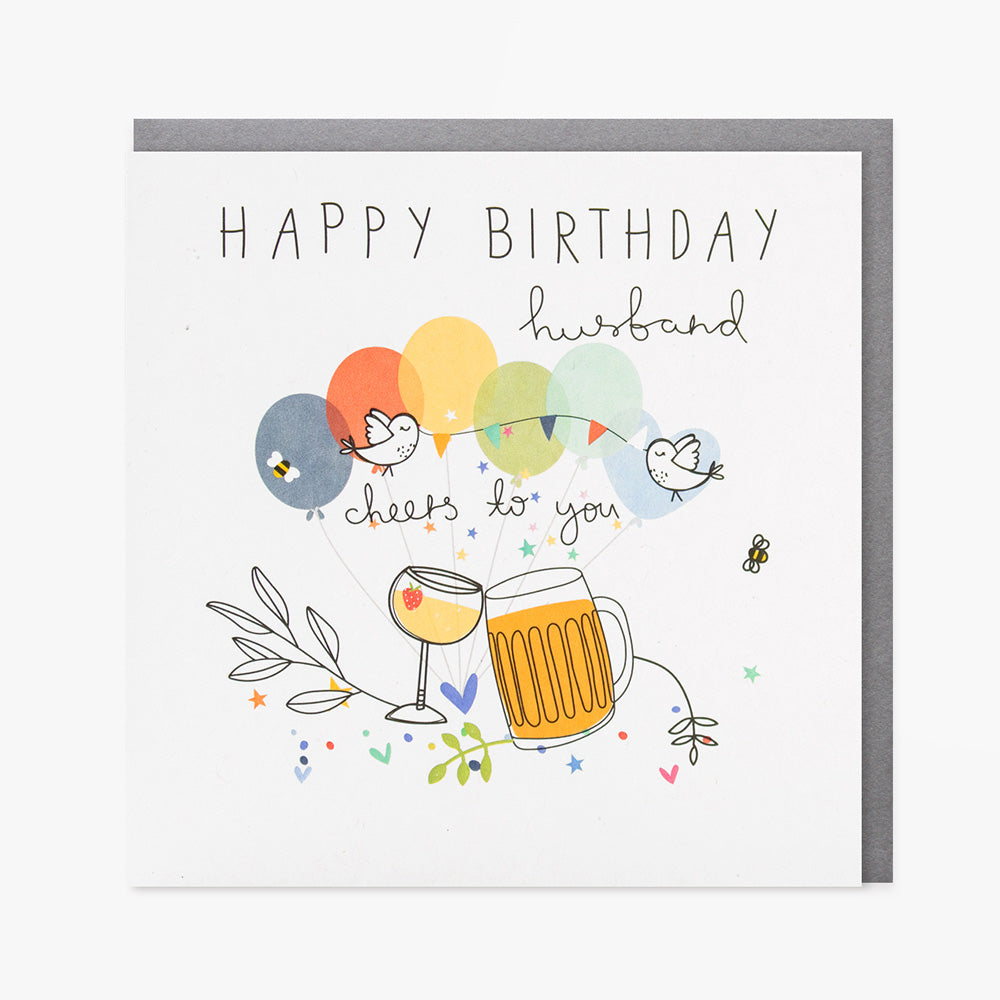 Husband birthday card - Daisy Park