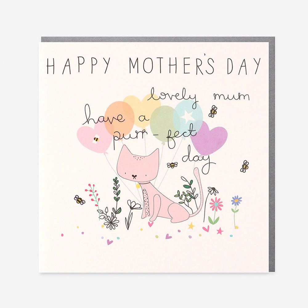 Mother's Day Purr-fect lady card - Daisy Park