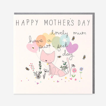 Mother's Day Purr-fect lady card - Daisy Park