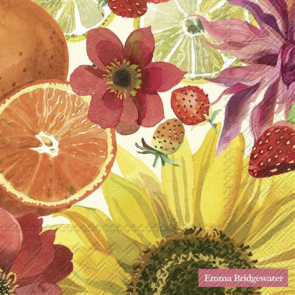 Emma Bridgewater Fruits and Flowers Lunch Napkins - Daisy Park