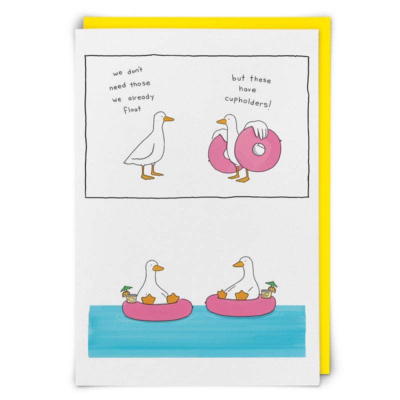 Ducks Floating Card - Daisy Park