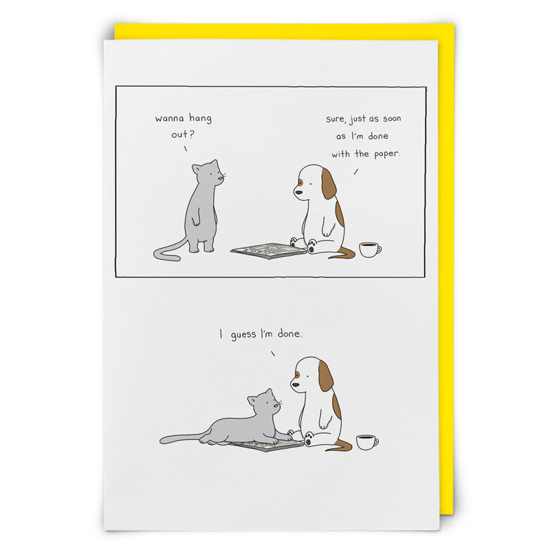 Newspaper Card - Daisy Park