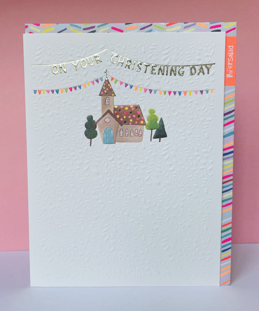 On your christening day card - Daisy Park