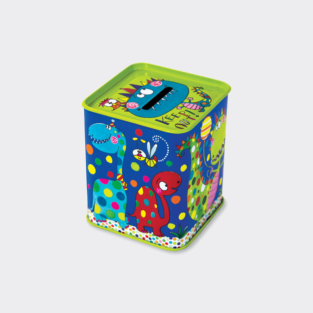 Taurus Money Box Money box - Dark Blue dinosaurs