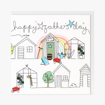 Dad's shed Father's Day card - Daisy Park